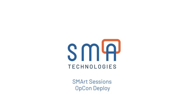 Thumbnail for SMArt Sessions: Opcon Deploy