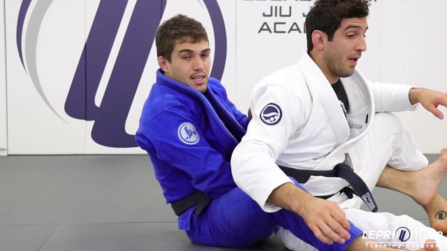 Reverse De La Riva Defense to Back Take