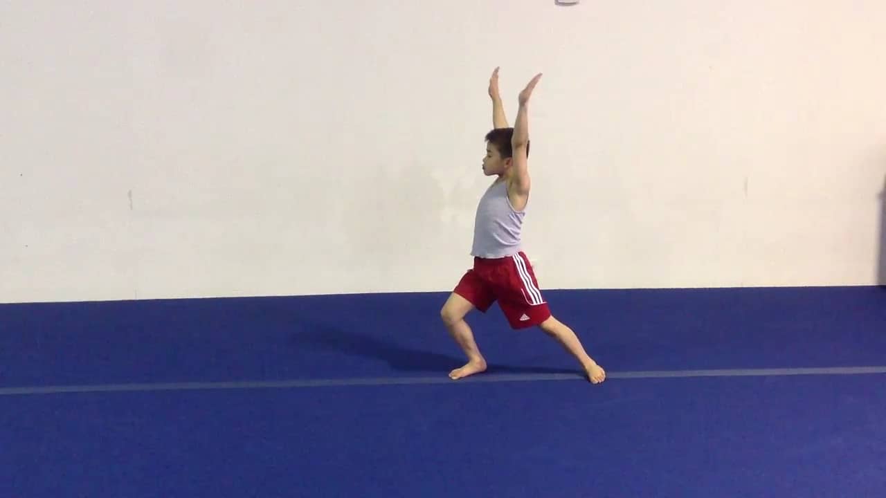 Lunge, cartwheel, lunge on Vimeo