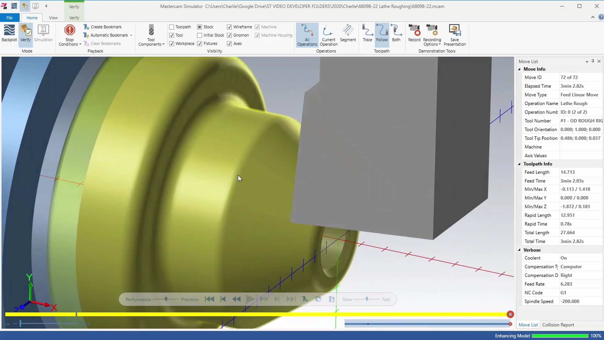 Lathe Toolpaths