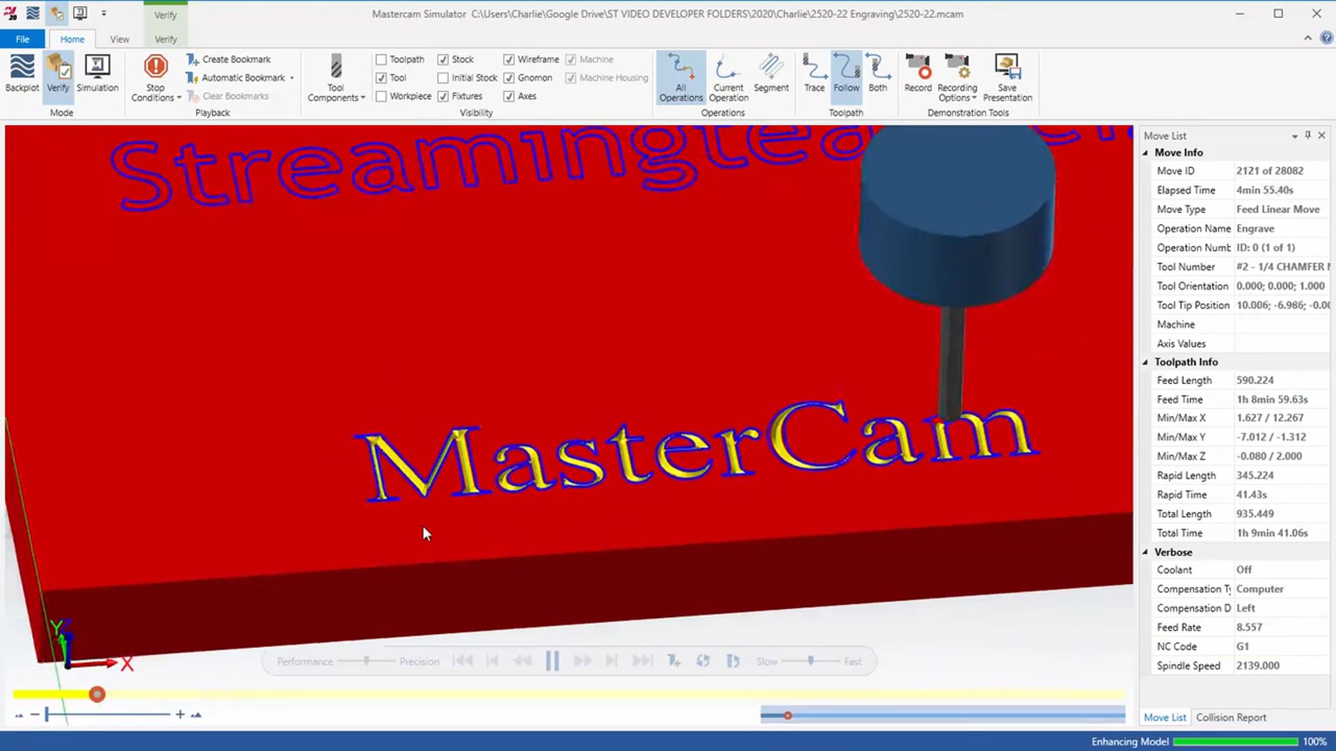 2D Mill Toolpaths