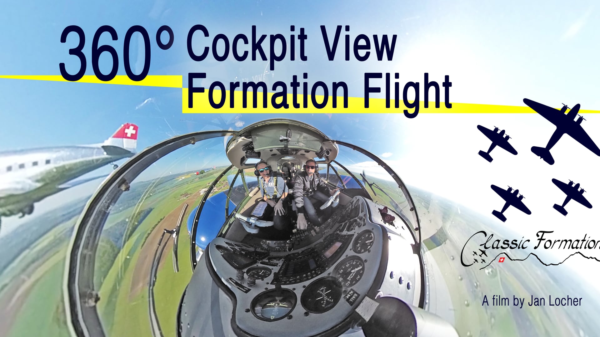 360° Cockpit View | Formation Flight | Classic Formation