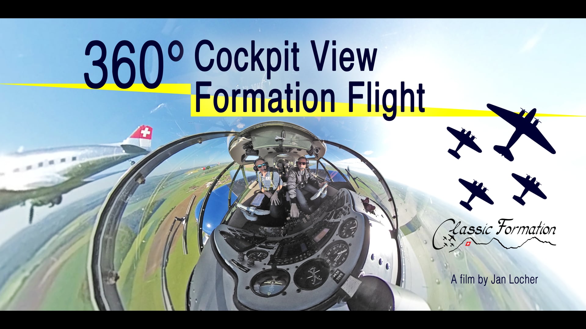360° Cockpit View | Formation Flight | Classic Formation