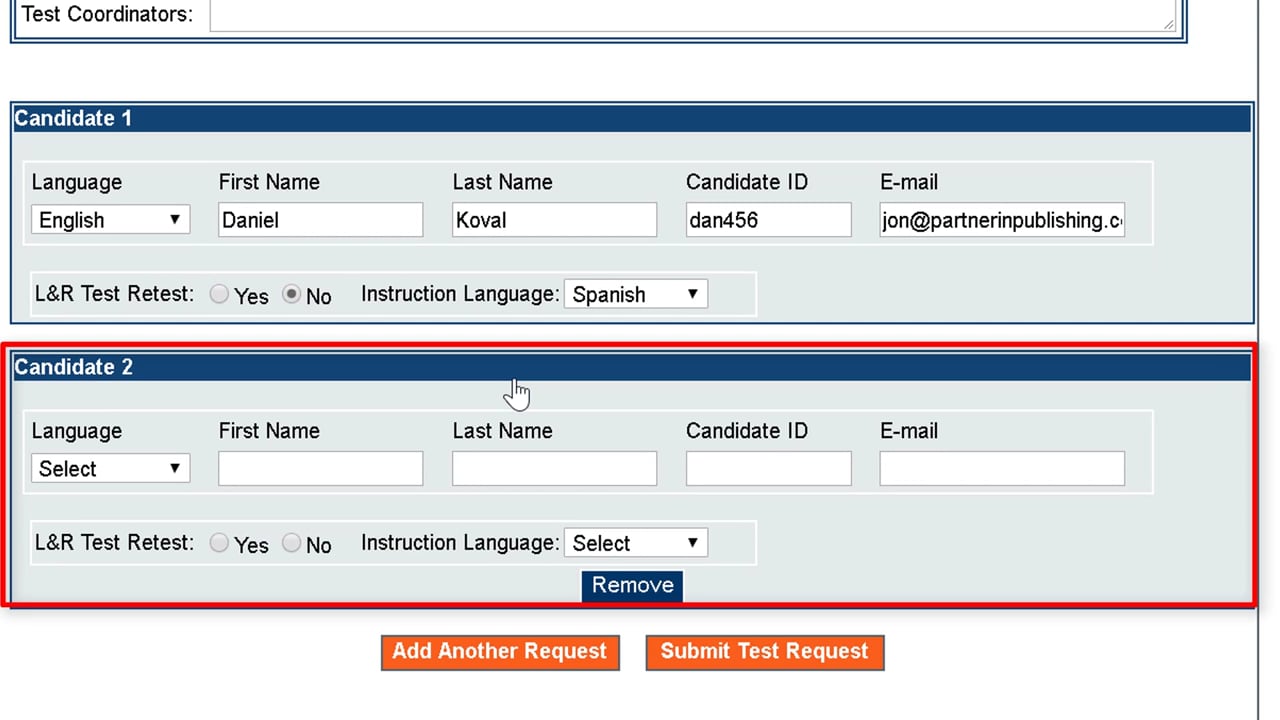 Submitting L&Rcat Test Requests from your Client Site Account on Vimeo