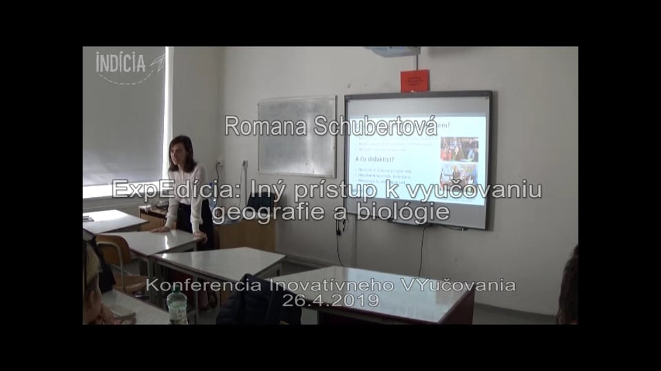 Romana Schubertová - ExpEdícia: Iný prístup k vyučovaniu geografie a biológie