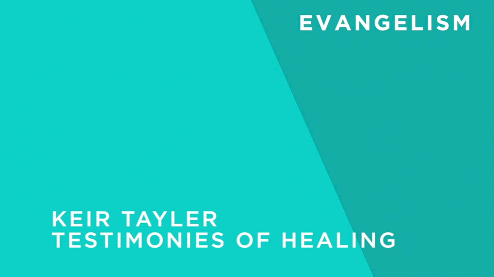 Healing Testimonies