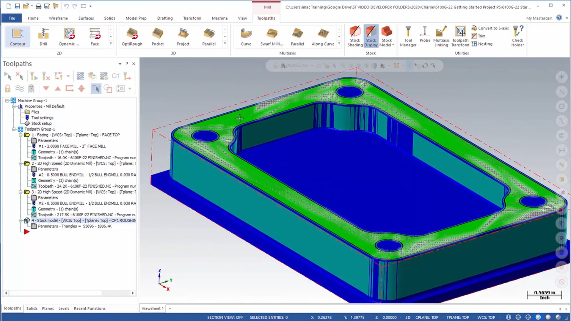 Getting Started Project - CAM - P3