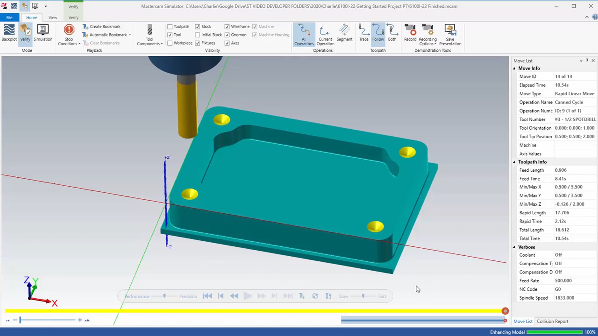 Getting Started Project - CAM