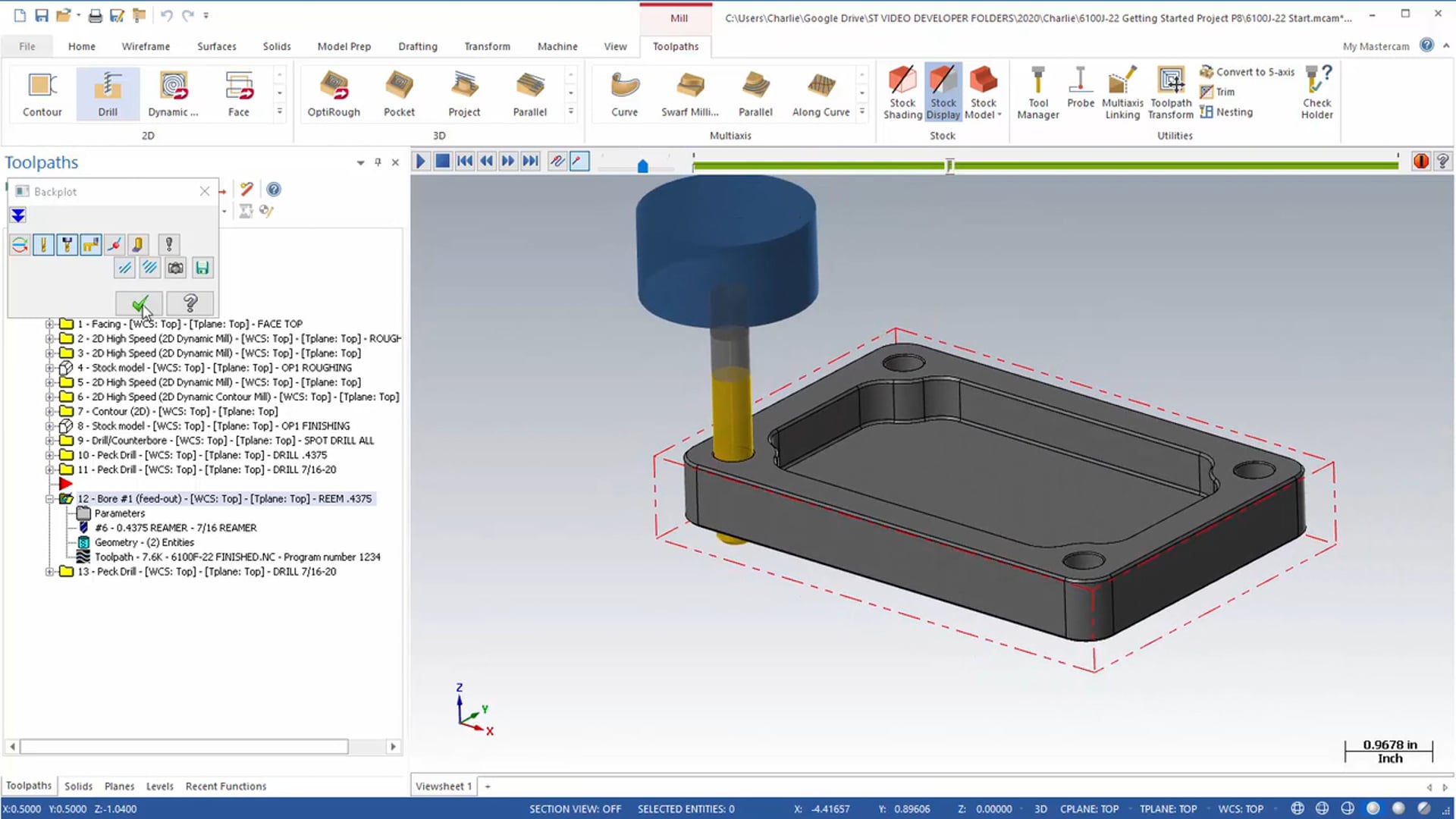 Getting Started Project - CAM - P6