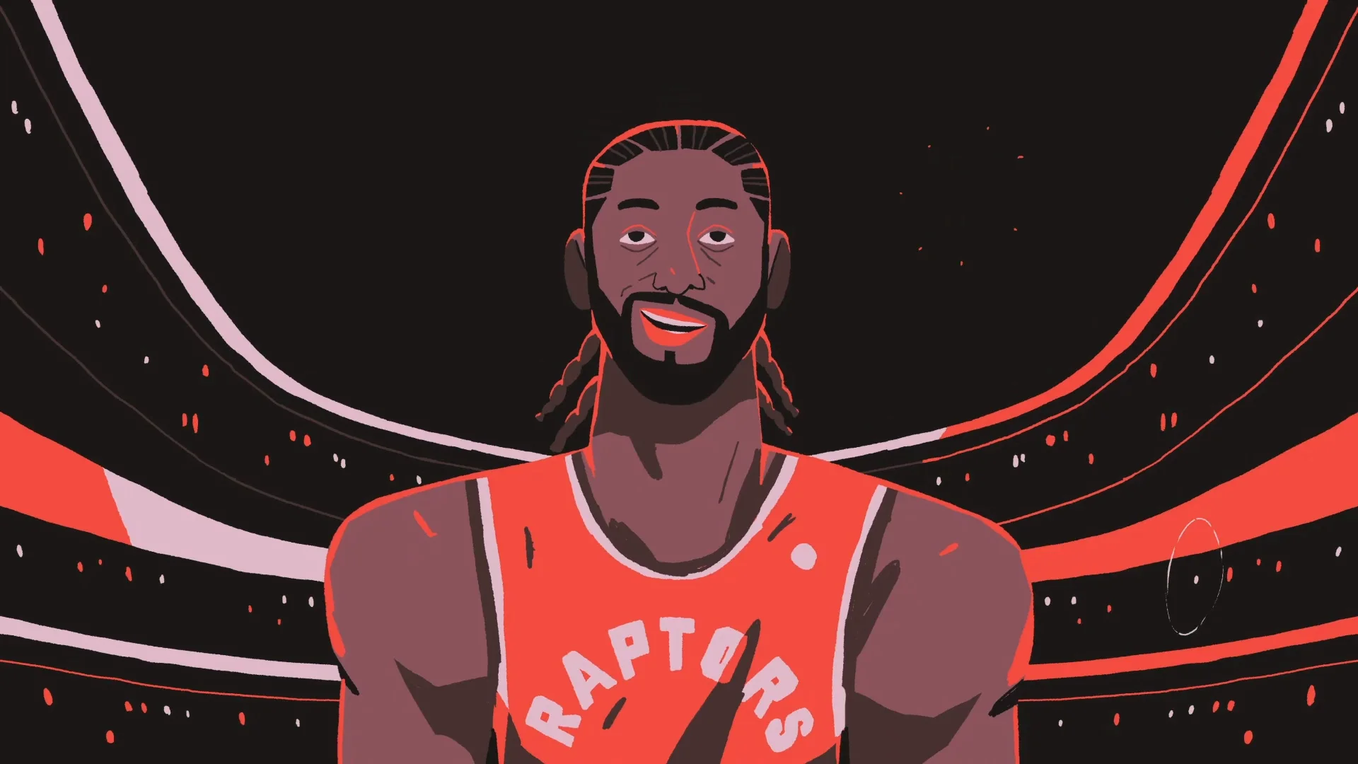 raptors caricature shirt