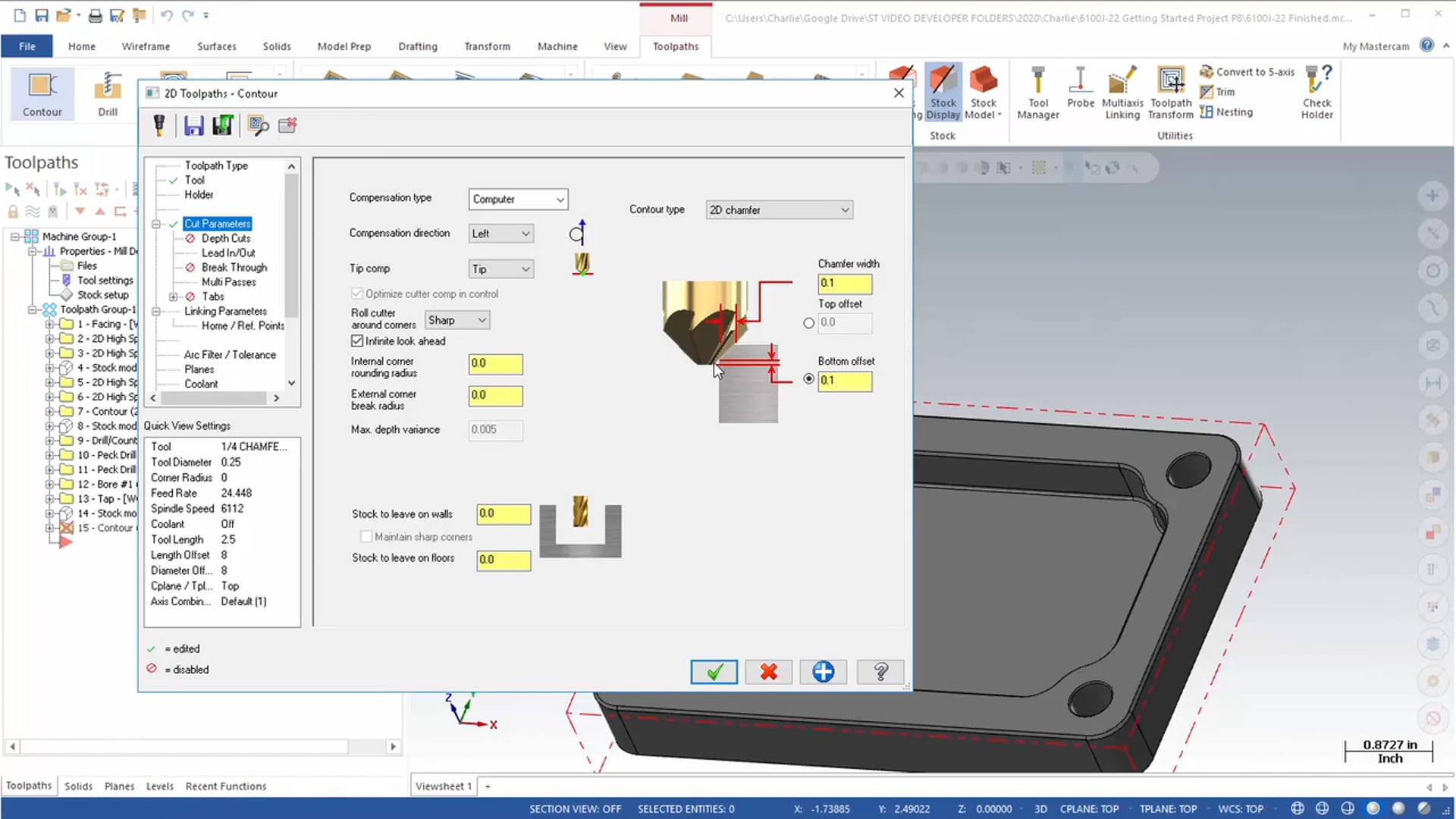 Getting Started Project - CAM - P7