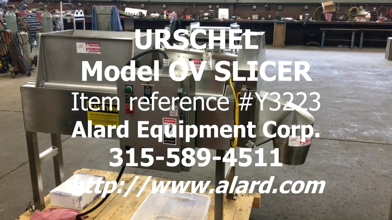 Urschel OV cutter / pickle slicer, Alard item Y3053 