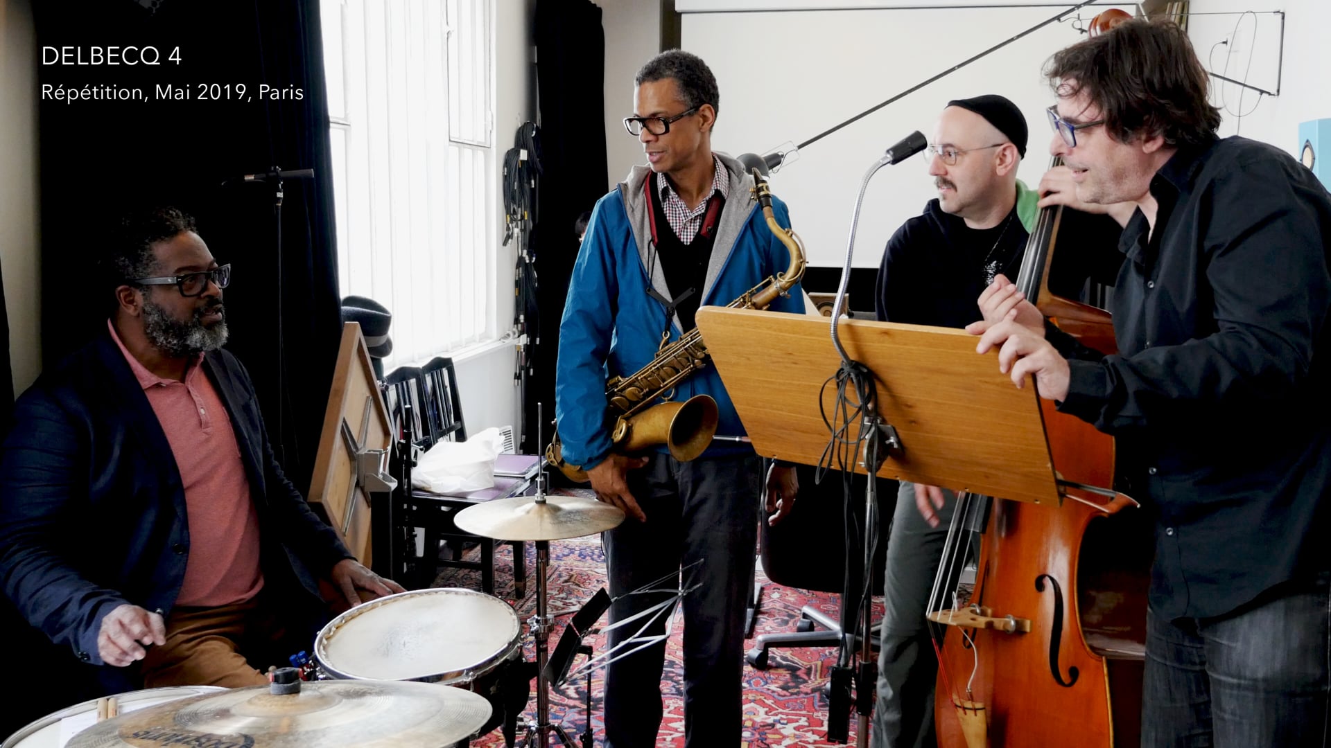 BENOIT DELBECQ 4 REHEARSAL  Plushspace/Bureau de Son, Paris May 09, 2019