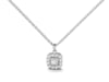 1/4 ct. tw. Diamond Illusion Halo Pendant in 10K White Gold