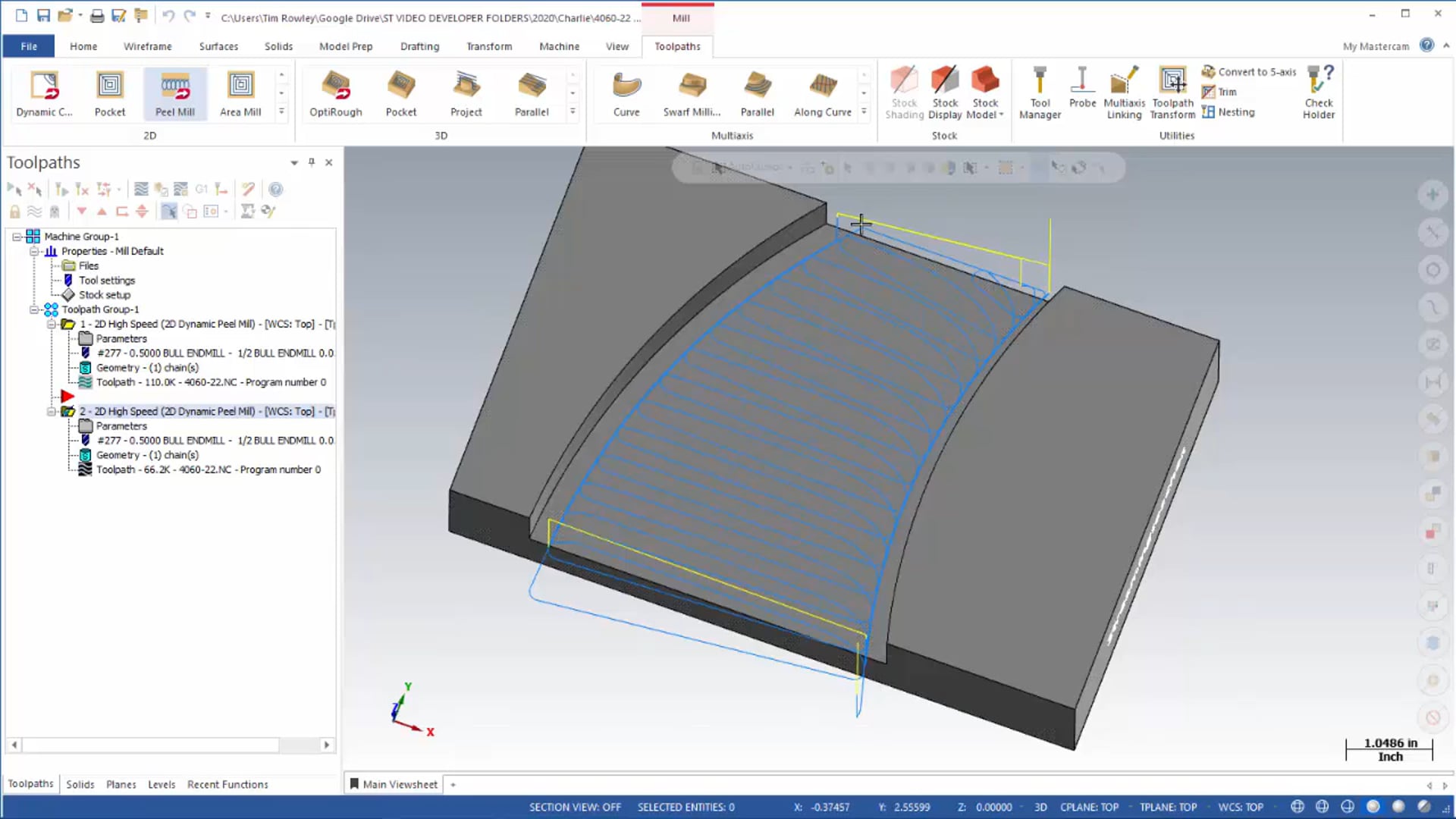 2D HST & Dynamic Toolpaths