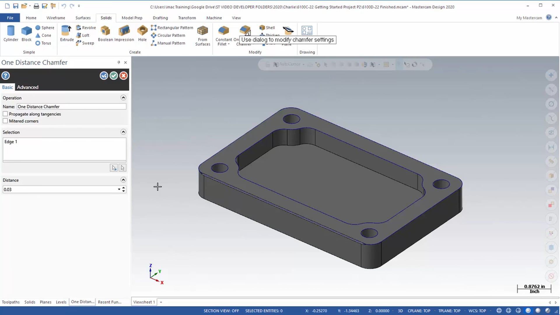 Getting Started Projects - CAD