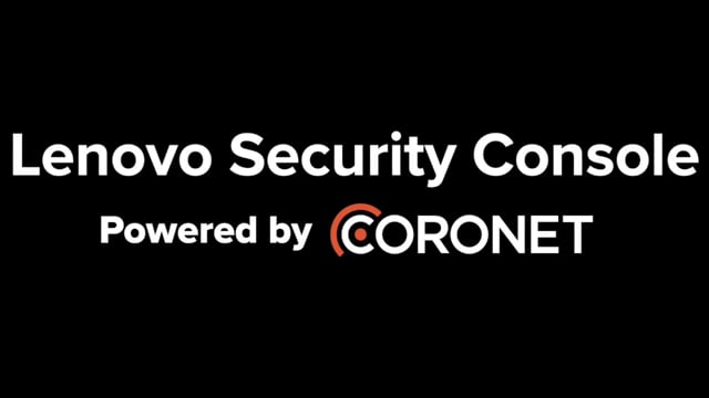 Lenovo Security Console | Lenovo US