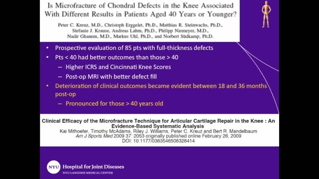 Knee Osteoarthritis: Viscosupplementation to Cartilage Transplantation and Resurfacing Procedures