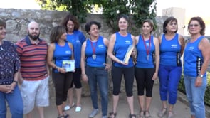 El CER l'Escala fa una recepció oficial a l'equip veterà femení de rem