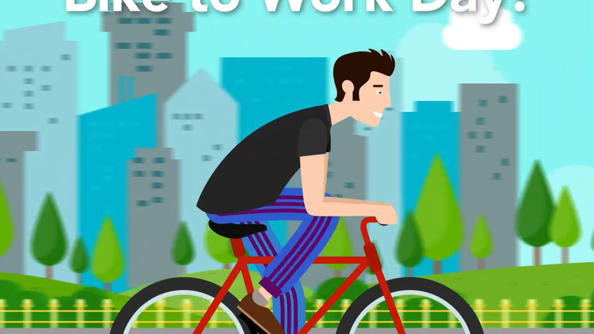 National Bike To Work Day - Social Media Animation