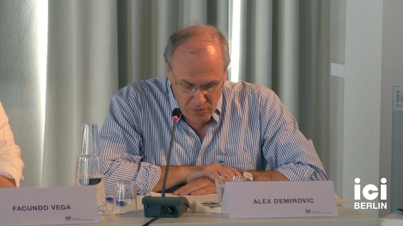 Talk by Alex Demirovic