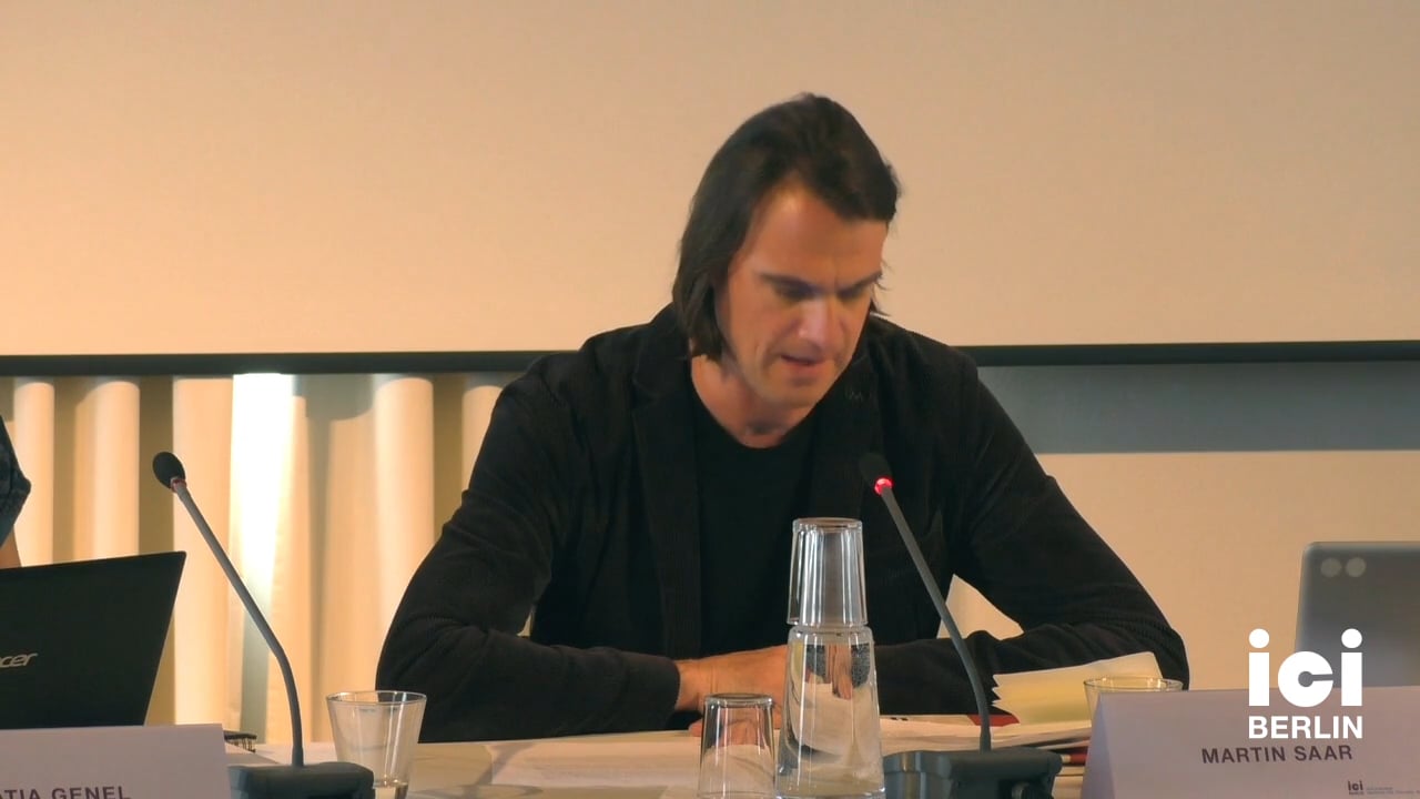 Talk by Martin Saar