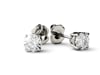 Round Moissanite Stud Earrings in 14K White Gold &#40;1 ct. tw.&#41;