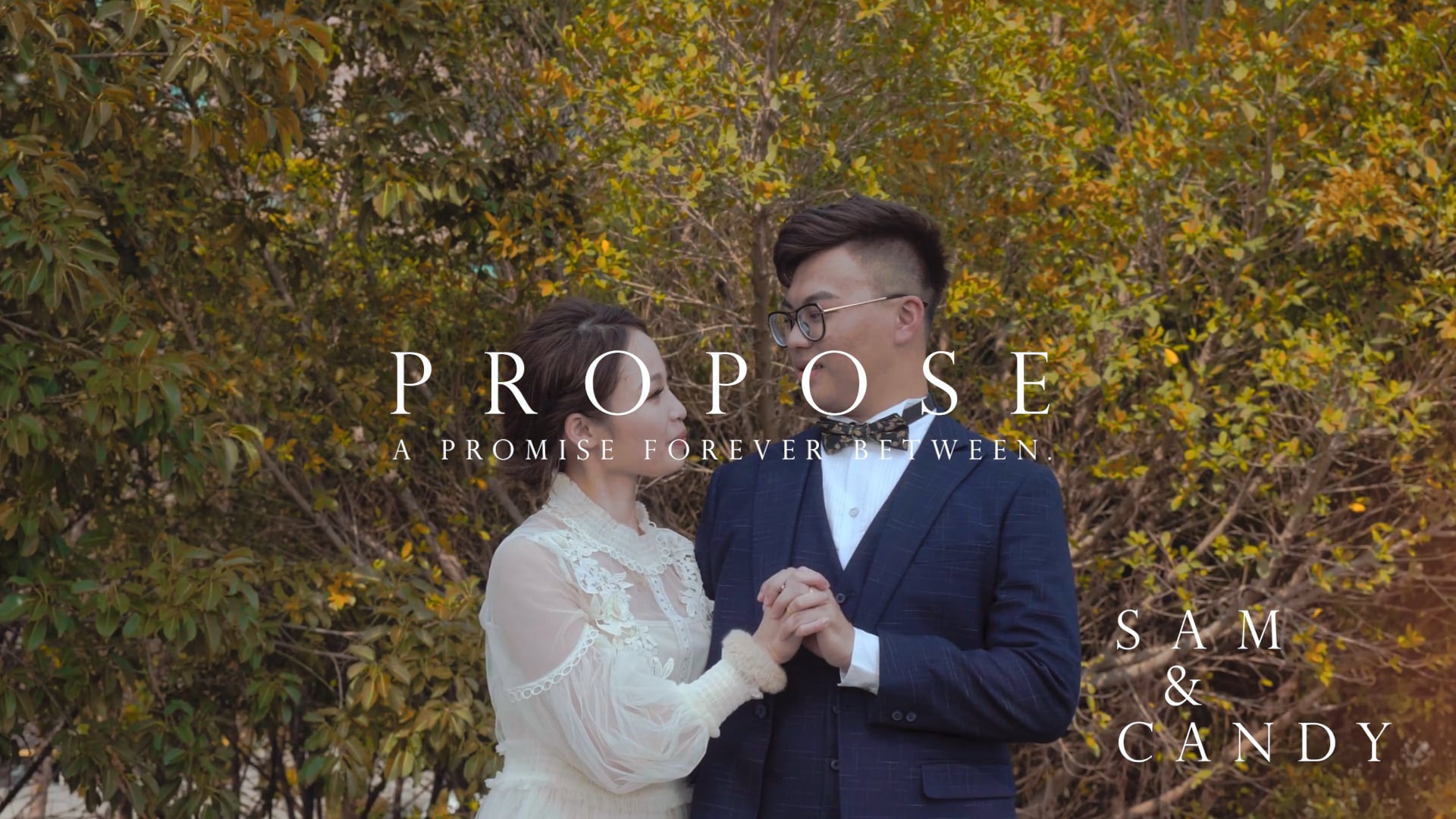 2019.03.19 SAM&CANDY 求婚影片