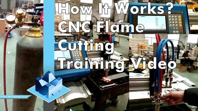 Machining Video: How CNC Flame Cutting Works, a Training Video from Metalwise Lite (Alike) Manufacturer