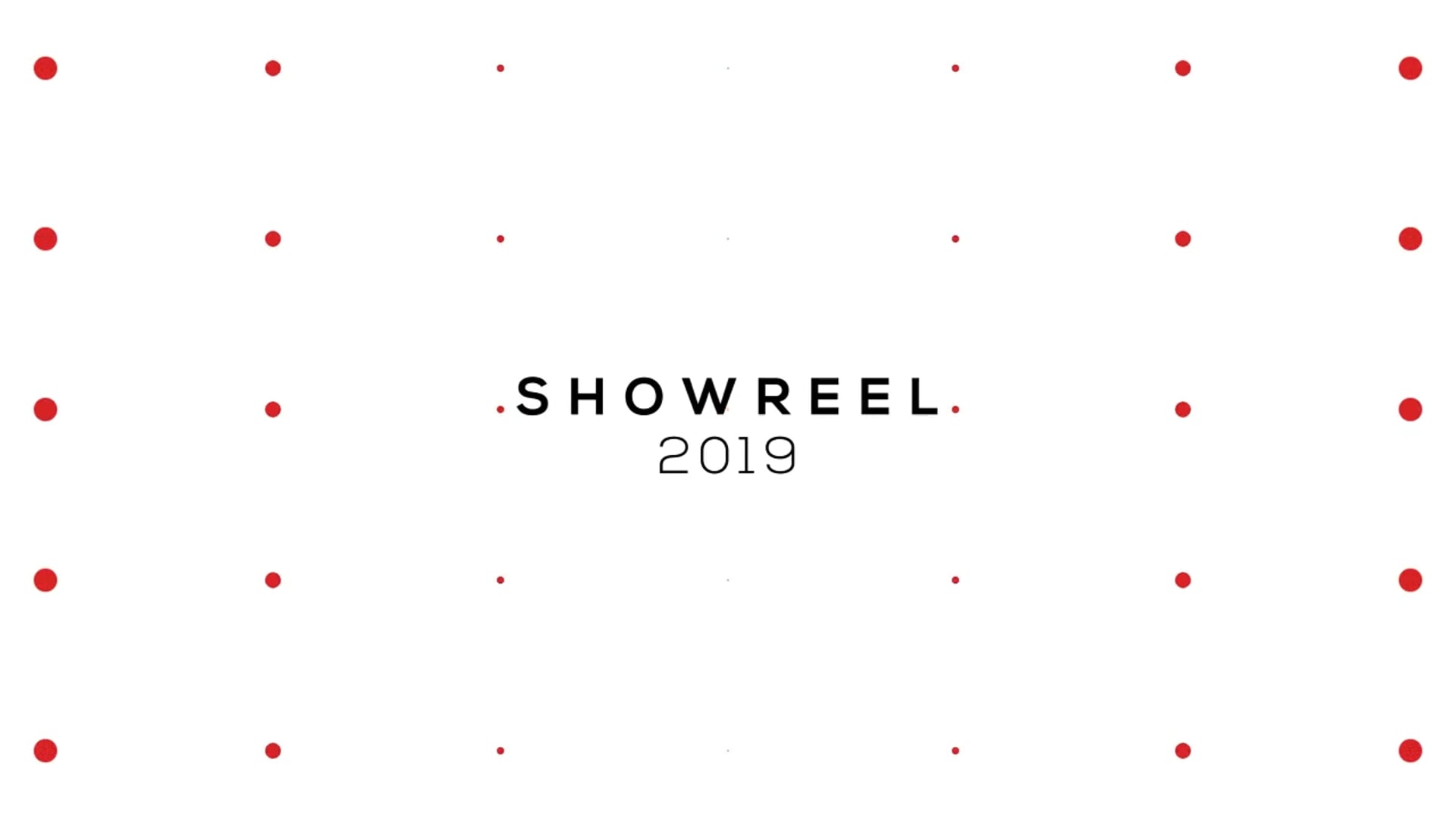 Showreel 2019