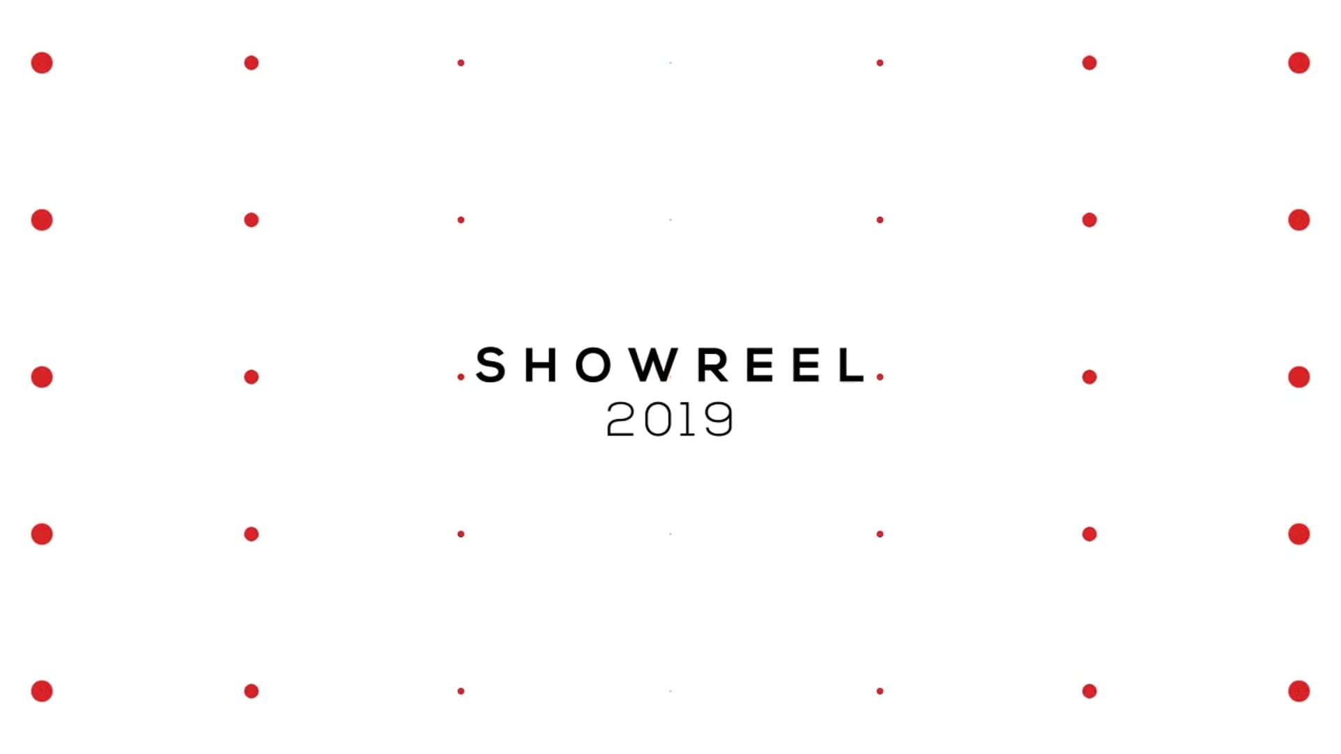 Showreel 2019