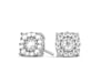 1/4 ct. tw. Diamond Illusion Halo Stud Earrings in 10K White Gold