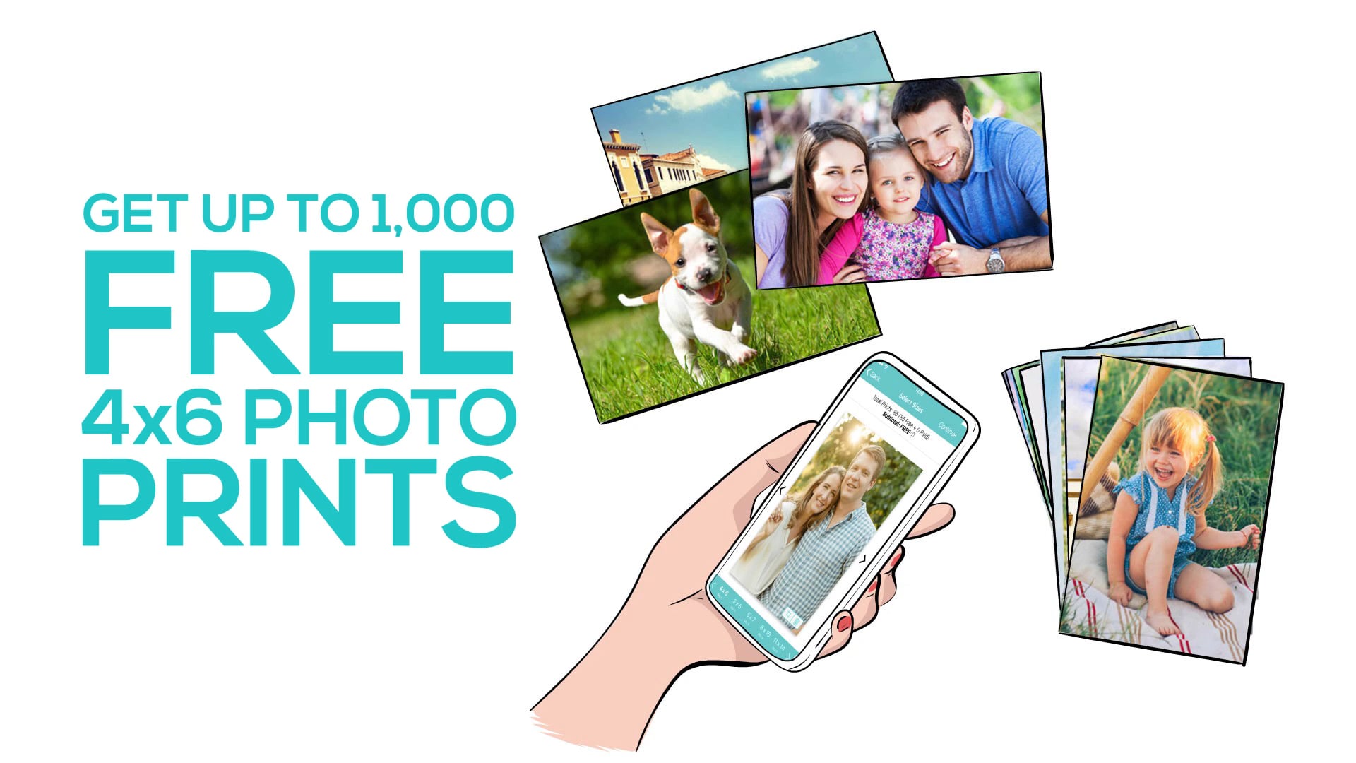 Whiteboard video for Free Prints