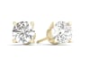 Diamond Round Solitaire Stud Earrings in 14K Yellow Gold &#40;1 ct. tw.&#41;