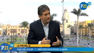 Entrevista a Pablo de la Flor en Perú 21 TV