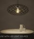 Video Wolfram Modern Pendant Light - Ø 65cm - 1xE27 - Black