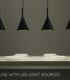Video Gipsy Modern Bar Pendant Light - 4xE27 - Black