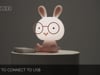 Lucide 71591/03/66 DODO Rabbit stolní lampa 1xLED 3W