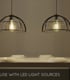 Video Dikra Modern Bar Pendant Light - 2xE27 - Black