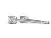 Diamond Illusion Stud Earrings in Sterling Silver