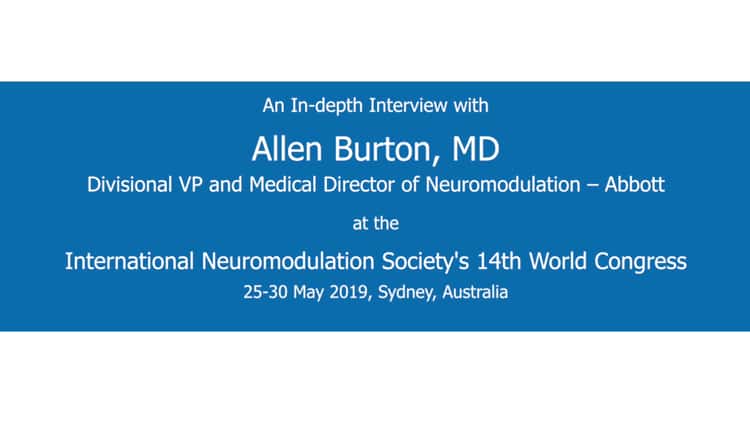 Dr. Allen Burton from Abbott INS 2019