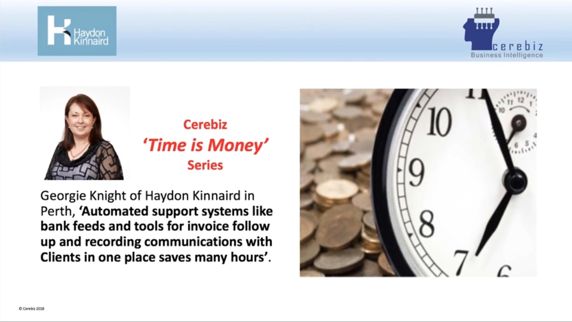 Haydon Kinnaird - Ways to Reduce Cash Collection time