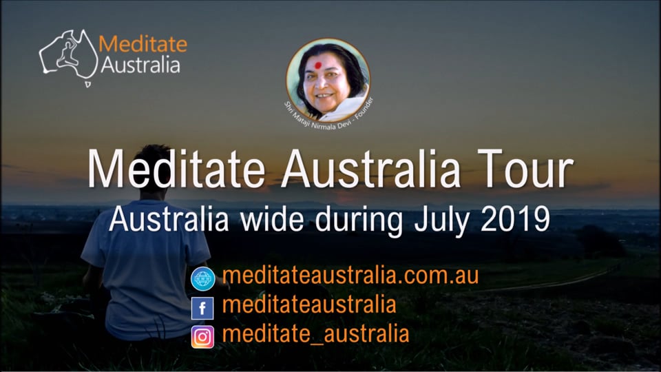 Meditate Australia Tour during July 2019