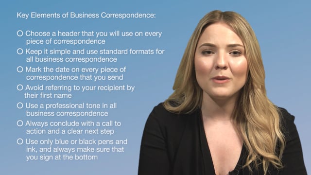 Module 02: Writing Letters, Faxes and Emails in a Business Setting - Video Thumbnail