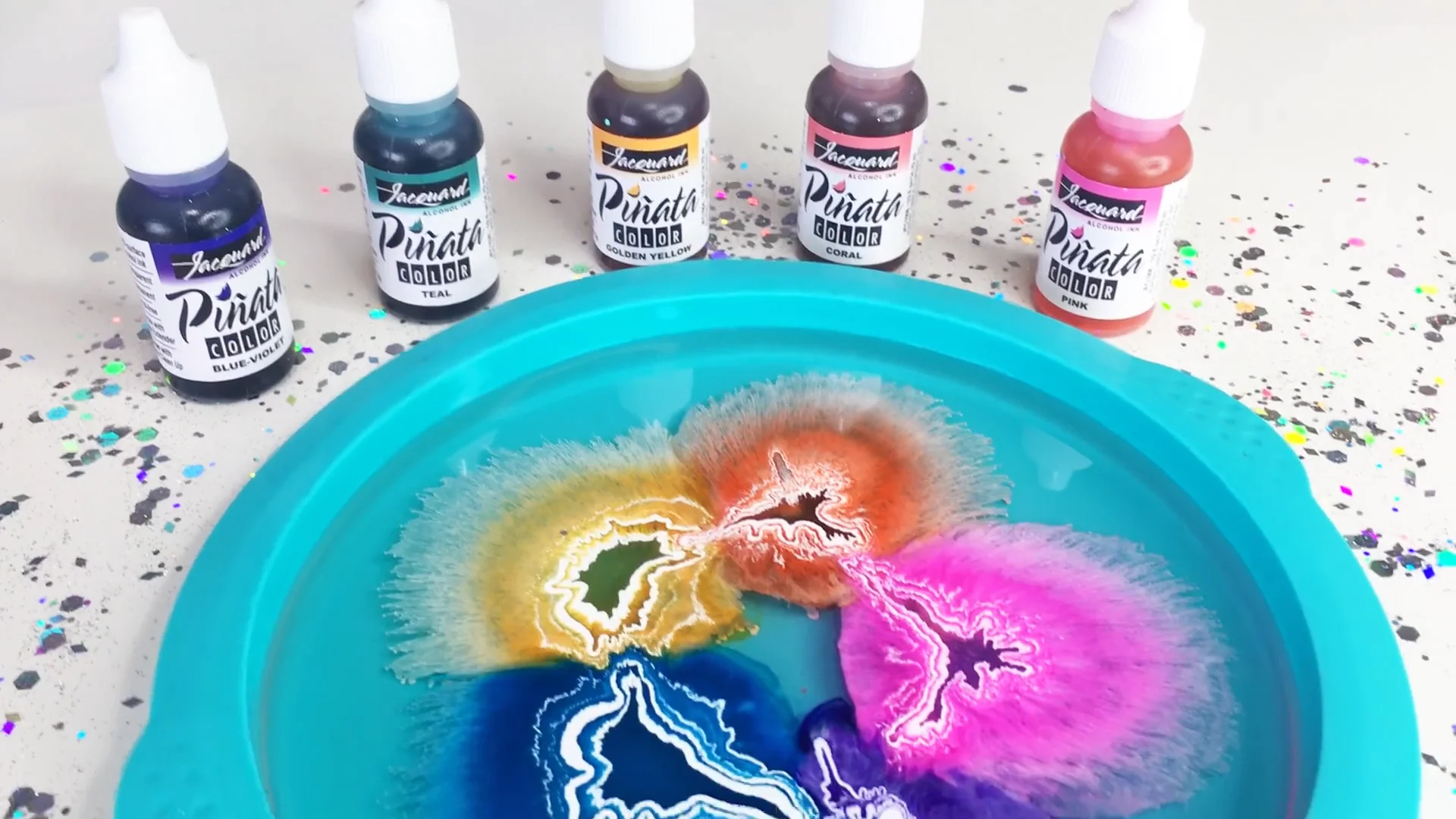Coral Pinata Ink - Alcohol Inks - Artworx Art Supplies
