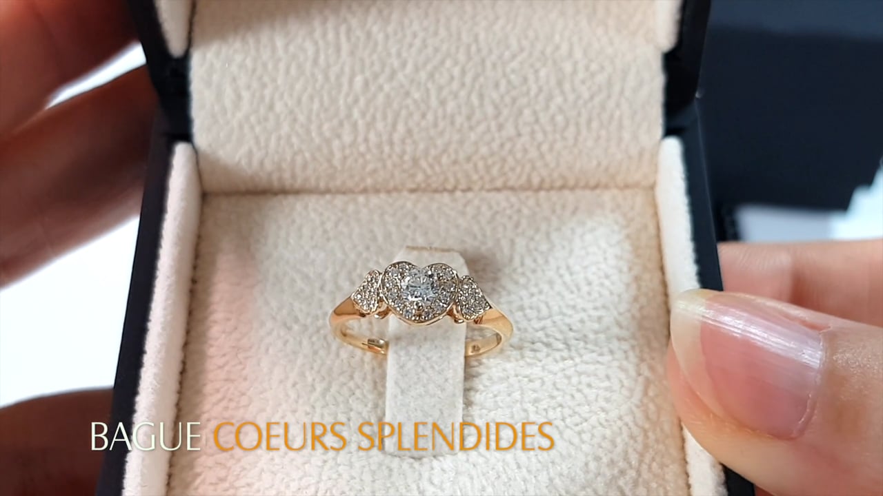 Anello Cuori splendides, oro giallo | Gemperles