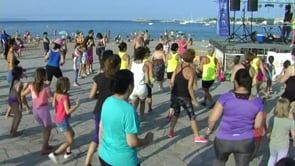 Zumba solidària a La Riba
