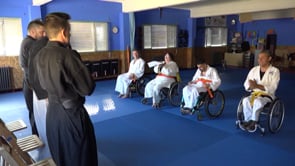 Els alumnes de jujitsu adaptat superen l'examen de final de curs