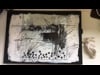 Rain movie drawing over drawing