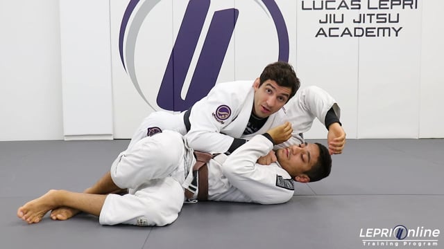 Spider Guard Pass to Leg Drag to Back Take